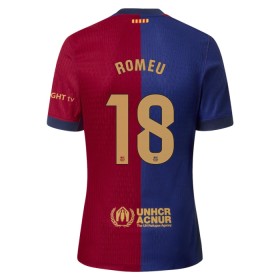 FC Barcelona Romeu 18 Hjemmebanesæt 2024-25 Kortærmet